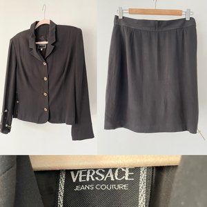 Vintage Gianni Versace skirt and jacket